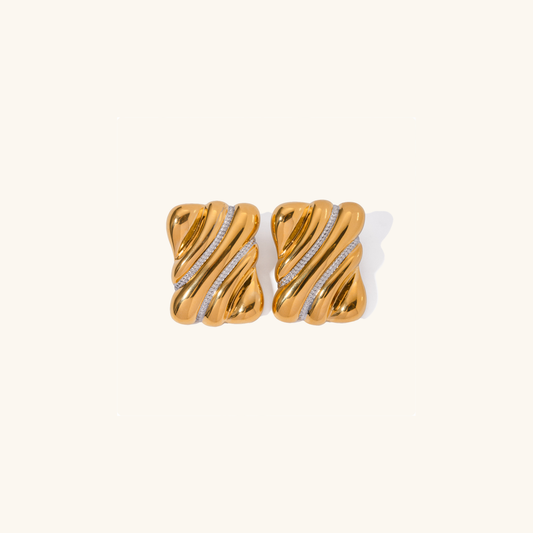 Pippa Two Tone Earrings