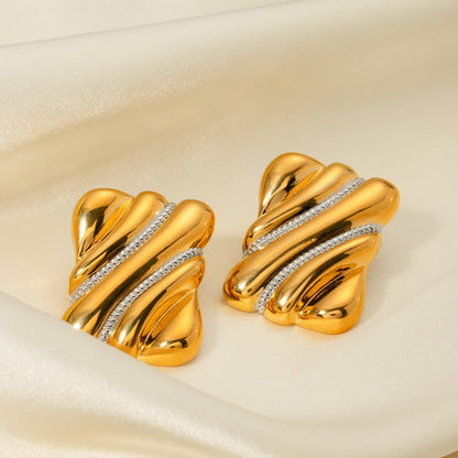 Pippa Two Tone Earrings