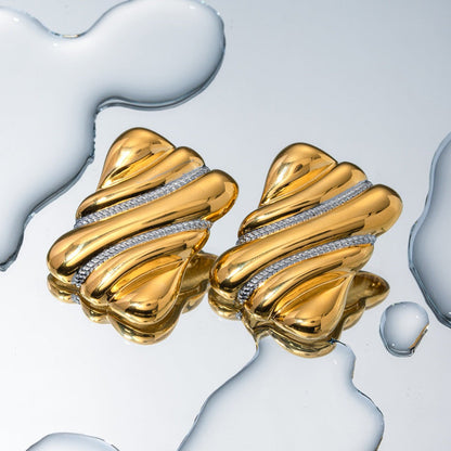 Pippa Two Tone Earrings