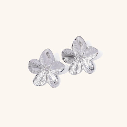 Alice Flower Gold Earrings