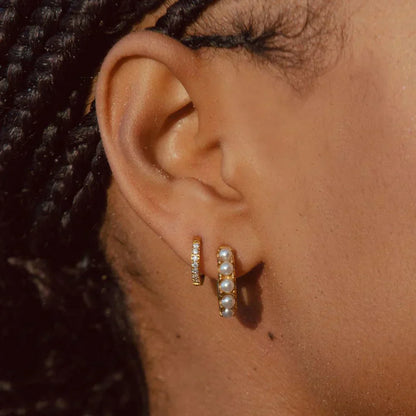 Mother-of-Pearl Charm Earrings